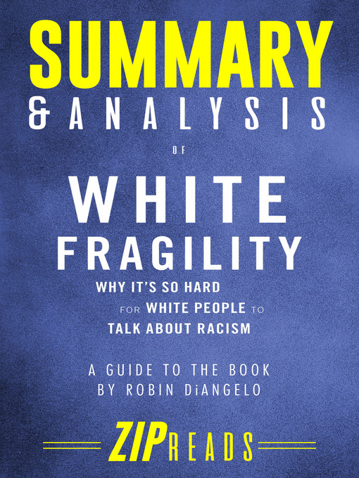 Cover image for Summary & Analysis of White Fragility